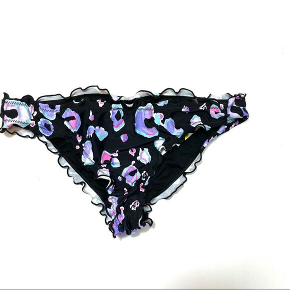 Salt+Cove Leopard print ruched bikini swim bottom - Picture 4 of 6